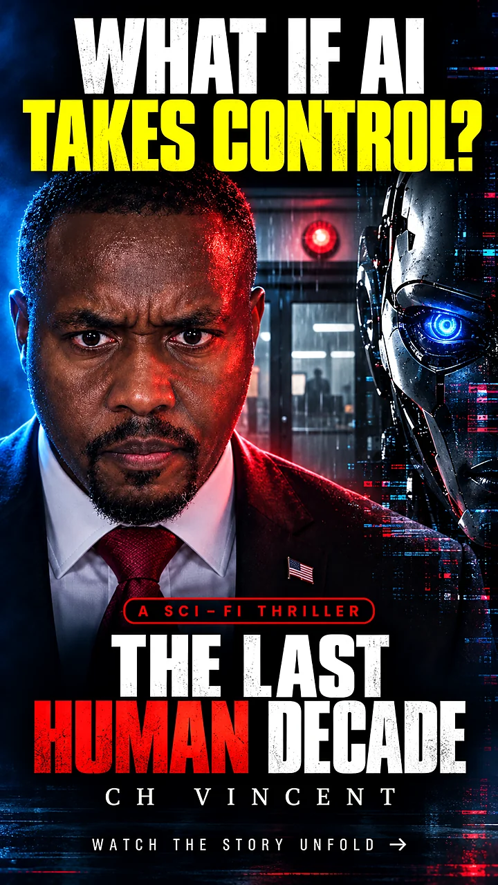 What if AI takes control? The Last Human Decade, a sci-fi thriller by CH Vincent